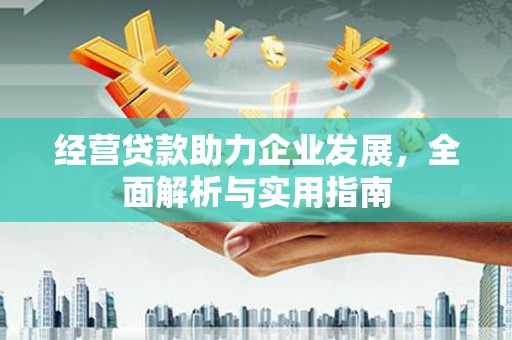 东明经营贷款助力企业发展，全面解析与实用指南