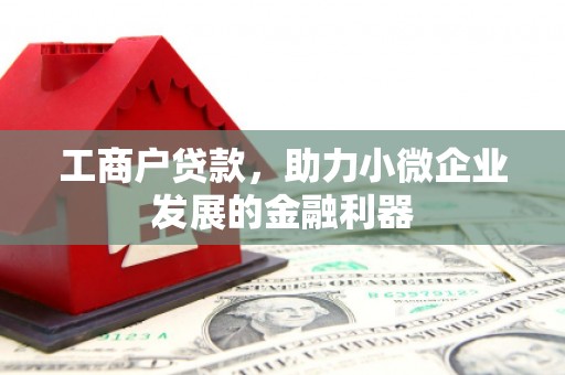 秦淮工商户贷款，助力小微企业发展的金融利器