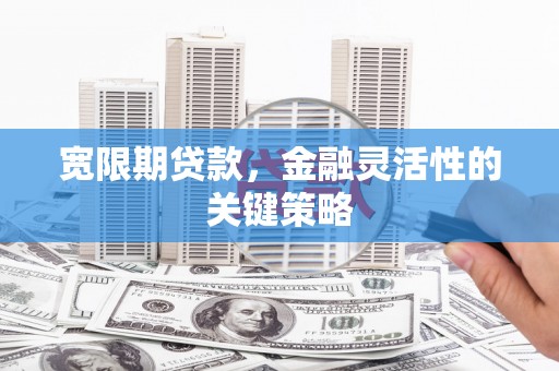 青神宽限期贷款，金融灵活性的关键策略