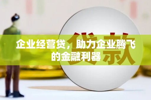延津企业经营贷，助力企业腾飞的金融利器