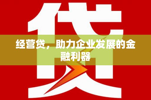 宜良经营贷，助力企业发展的金融利器
