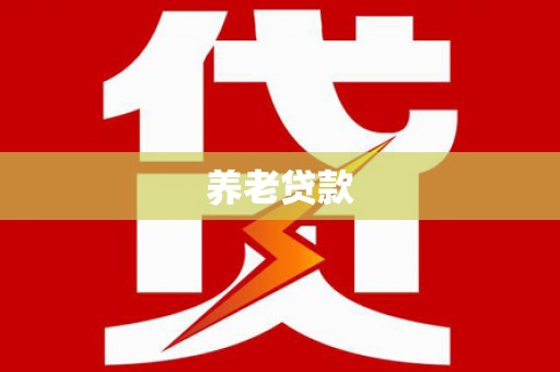 舞阳养老贷款
