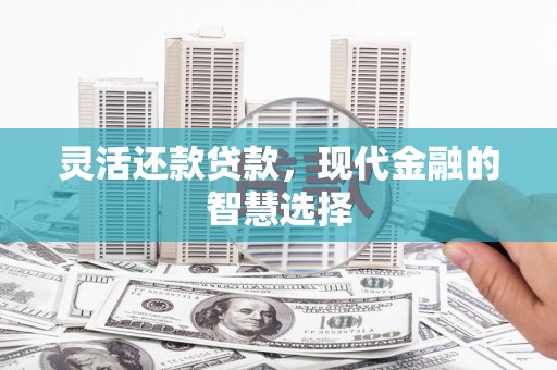 中和灵活还款贷款，现代金融的智慧选择