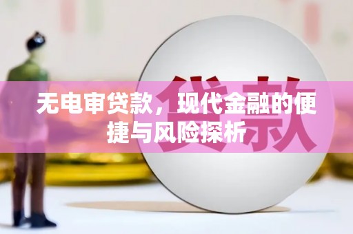 疏附无电审贷款，现代金融的便捷与风险探析