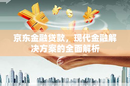 北区京东金融贷款，现代金融解决方案的全面解析