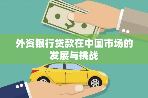 永善外资银行贷款在中国市场的发展与挑战