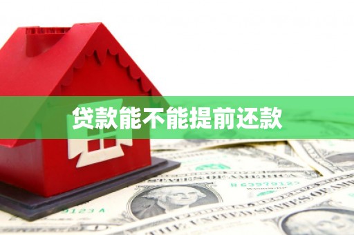源汇贷款能不能提前还款