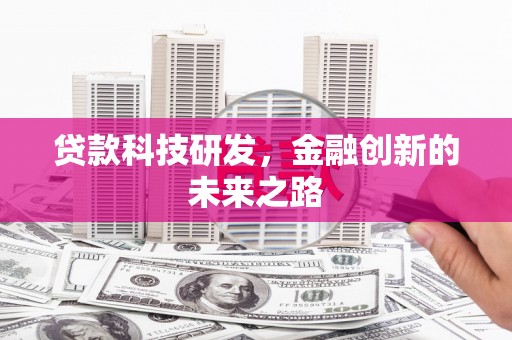 禄丰贷款科技研发，金融创新的未来之路