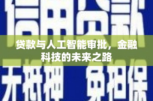 林西贷款与人工智能审批，金融科技的未来之路