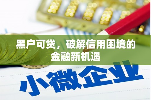 新郑黑户可贷，破解信用困境的金融新机遇